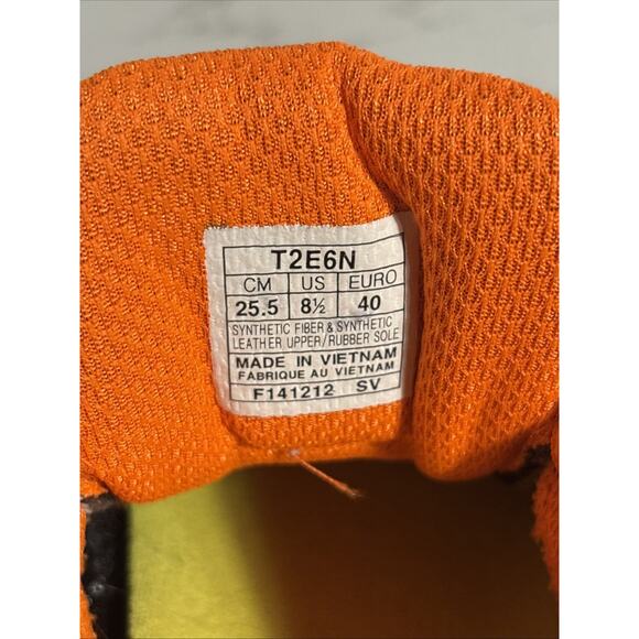 Asics Womens Duomax TM T2E6N Gray Orange Low Top Running Sneaker Shoes Size 8.5 - Picture 6 of 9